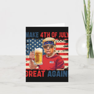 Carte Fête de l'Indépendance de Trump Faire 4 juillet Gr