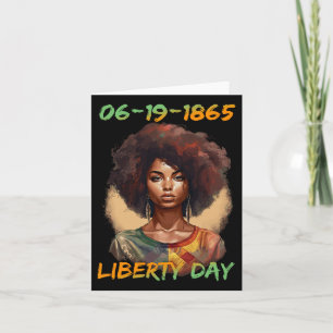 Carte - Fête de l'indépendance des femmes afro-américain