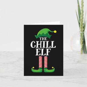 Carte Fête de Noël du groupe Famille de jumelage Elf Chi