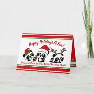 Carte Fête de Noël personnalisée