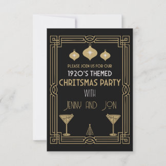 CARTE FÊTE DE NOËL THÉMATIÉE DES ANNÉES 1920