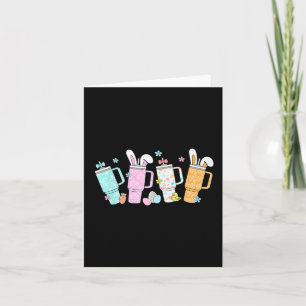 Carte Fête de Pâques rétro Stanley Tumbler Inspirées Fil