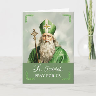 Carte Fête de Saint Patrick Priez pour Nous Traditionnel