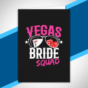 Carte Fête de Vegas Wedding Bride