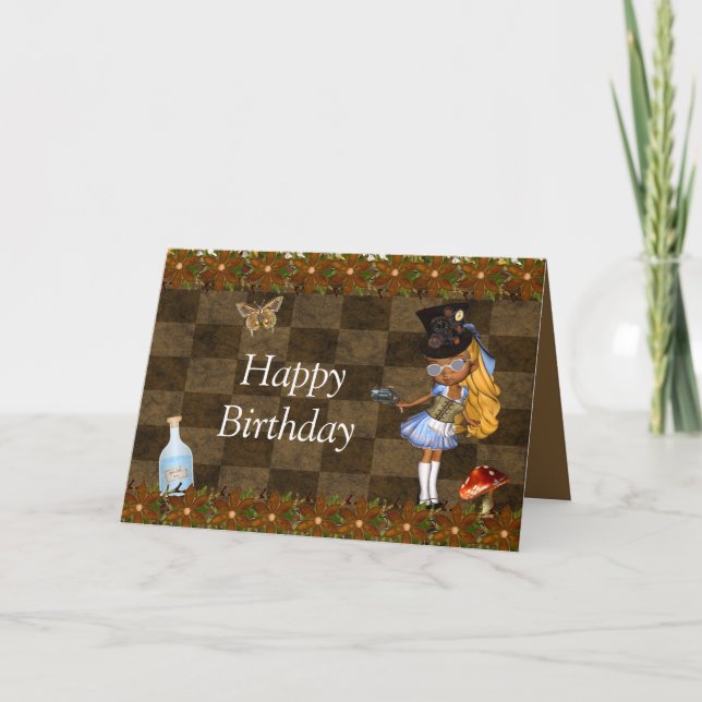 Carte Fête de Wonderland (Devant)