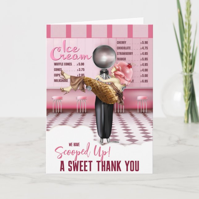 Carte Fête des mariées glacée Scoopup Card (Devant)