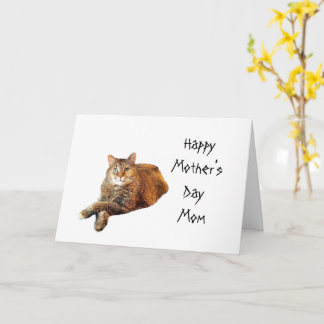 CARTE FÊTE DES MÈRES AMOUREUSE DE CHATS 
