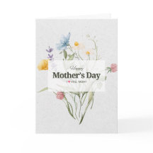 Fête des Mères aquarelle florale élégante 