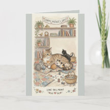 Fête des Mères : Chat et Chatons
