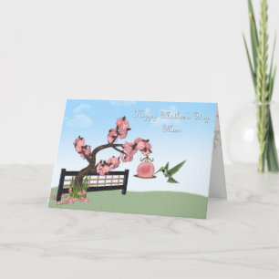 Carte Fête des mères Colibri