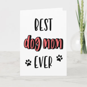 Carte Fête des mères de chien, Anniversaire, Meilleure m