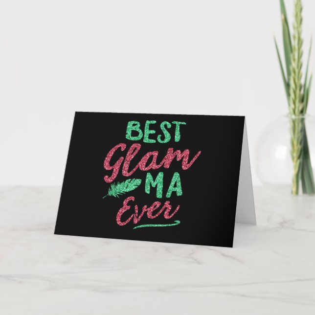 Carte Fête des mères de Glam-Ma Grand-mère (Devant)