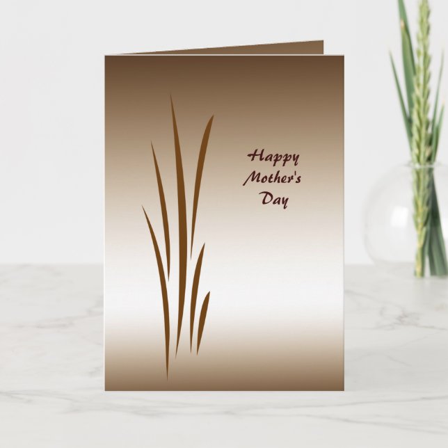 Carte Fête des Mères de l'Herbe de Bronze (Devant)
