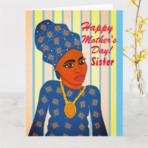 Carte Fête des mères des soeurs afro-américaines