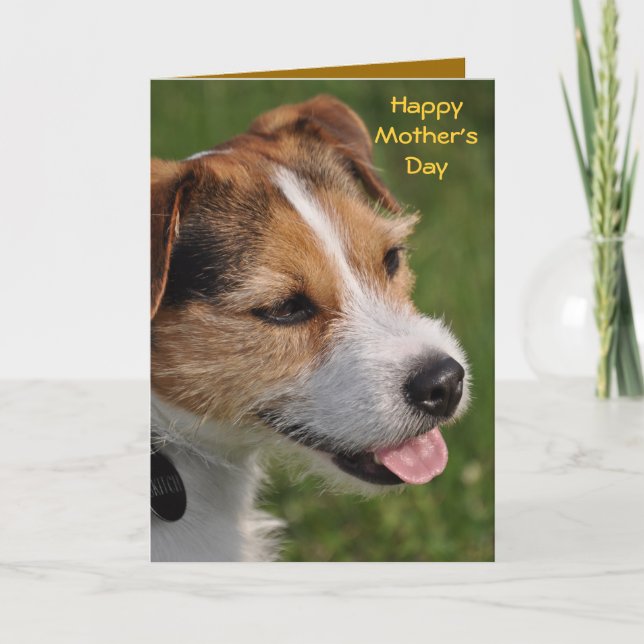 Carte Fête des mères du chien (Devant)