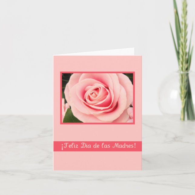 Carte Fête des Mères Espagnoles heureux (Devant)
