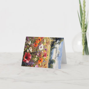 Carte Fête des mères florales personnalisée