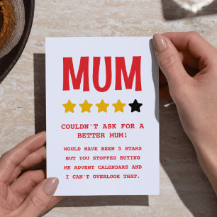 Carte Fête des Mères Funny personnalisée pour mama