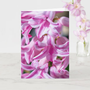 Carte Fête des Mères Hyacinthe en fleurs avec poème pers