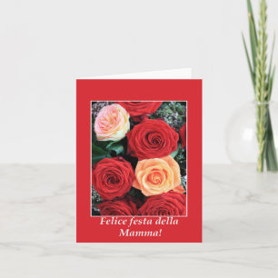 Carte fête des mères italienne heureuse !