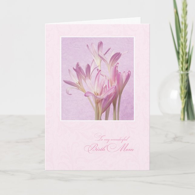Carte Fête des mères pour la naissance de maman (Devant)