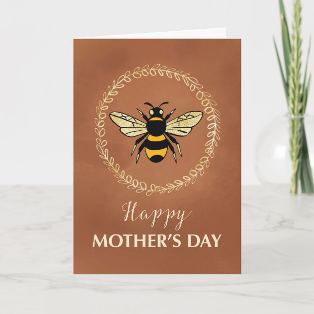 Carte Fête des mères Reine Bee (Devant)