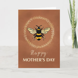 Carte Fête des mères Reine Bee
