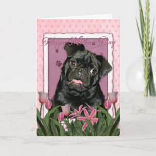 Carte Fête des mères - Tulipes roses - Carlin - Ruffy