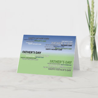 Carte fête des pères