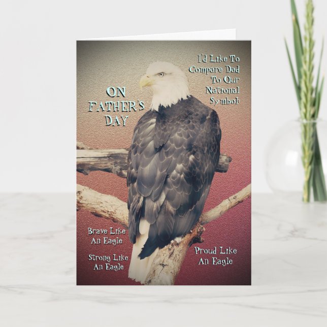 Carte Fête des pères Aigle (Devant)