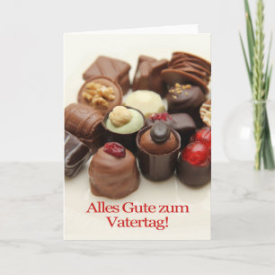 Carte fête des pères allemande Happy