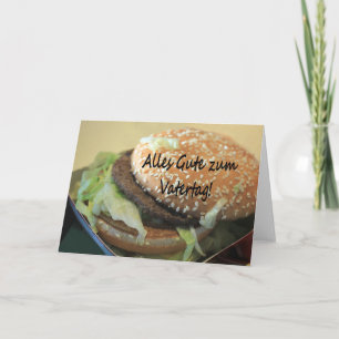 Carte fête des pères allemande Happy