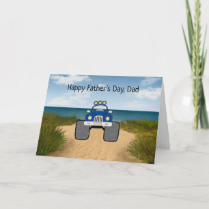 Carte fête des pères avec Super Truck