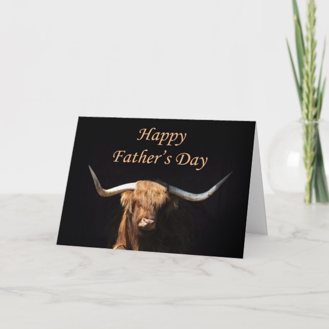 Carte Fête des pères Bull (Devant)