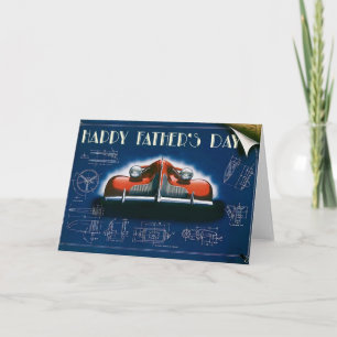 Carte fête des pères Card Classic Car Lover