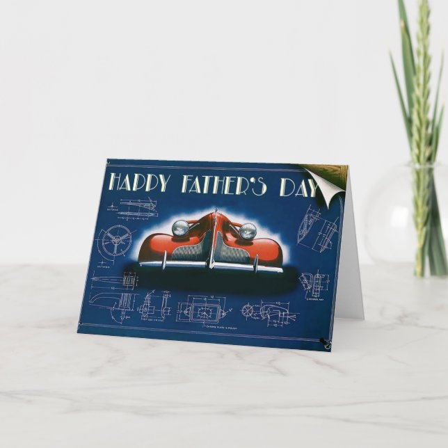 Carte Fête des pères Card Classic Car Lover (Devant)