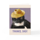 Fête des pères Casquette Chat Et Sun