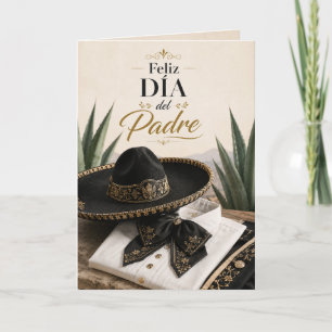 Carte Fête des Pères Charro Mexicain Feliz Día del Pad