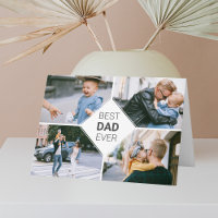 Fête des pères de collage photo de meilleur papa j