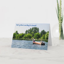 Fête des pères de pêche amusante