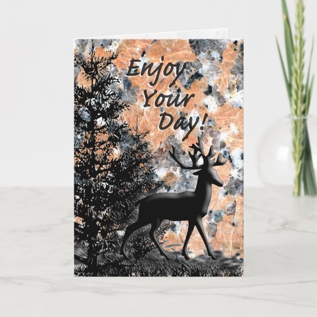 Carte Fête des pères Deer (Devant)