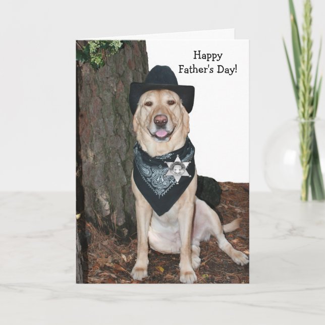 Carte Fête des pères drôle (Devant)