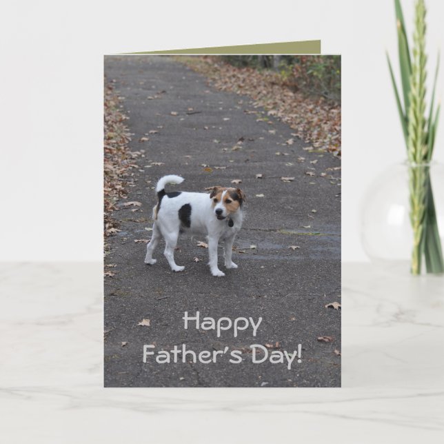 Carte Fête des pères du chien (Devant)