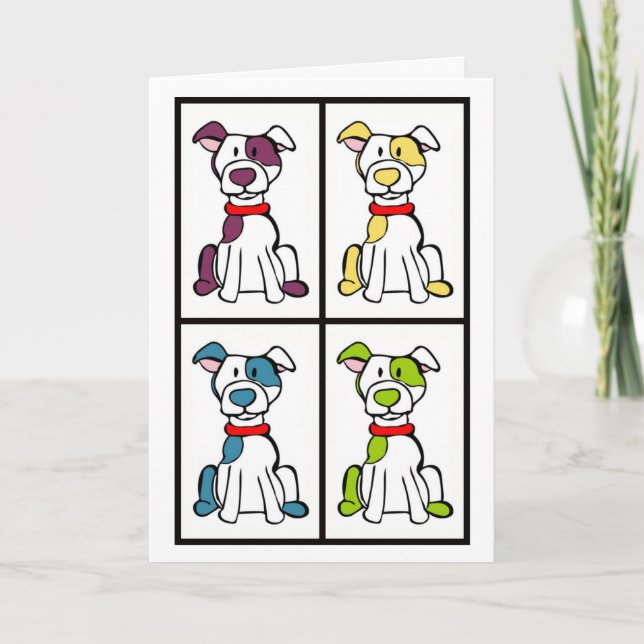 Carte fête des pères - Du chien (Devant)