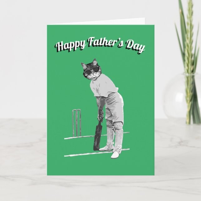 Carte Fête des pères du cricket (Devant)