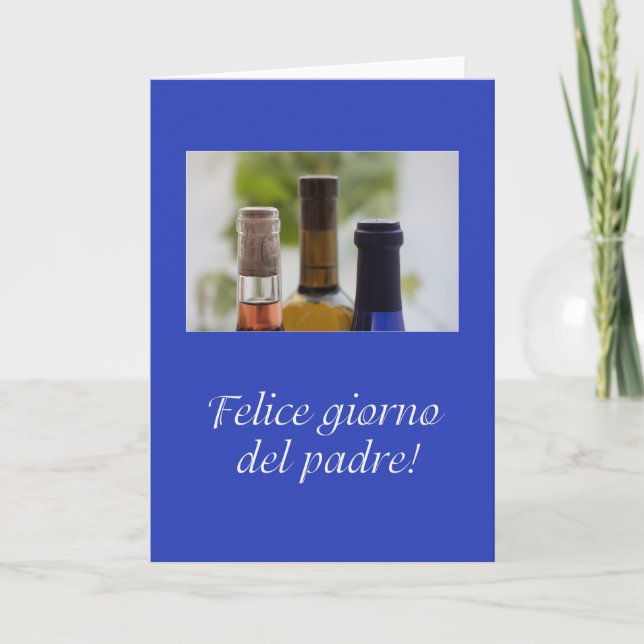 Carte Fête des pères espagnole joyeuse (Devant)