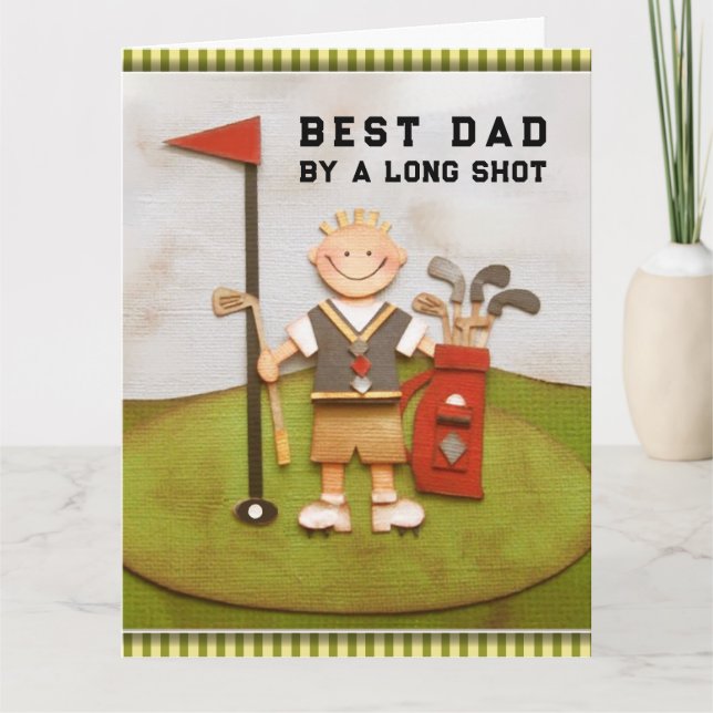 Carte Fête des pères Golf (Devant)