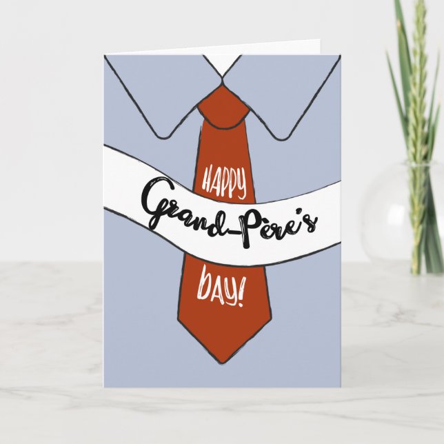 Carte fête des pères Grand-Père (Devant)