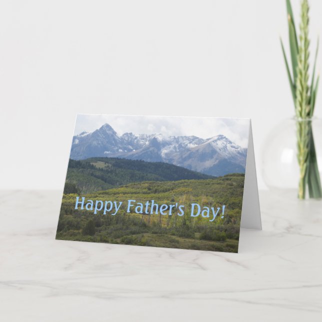 Carte Fête des pères heureuse ! (Devant)