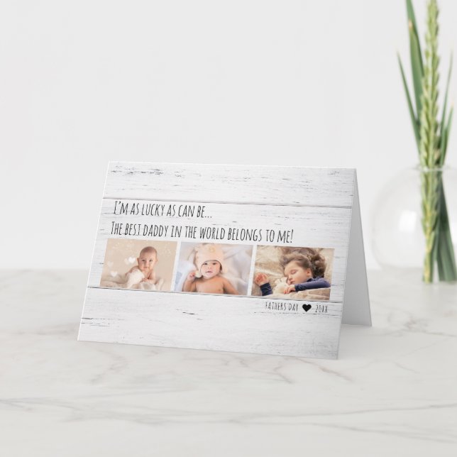 Carte Fête des pères Meilleur Papa M'Appartient À Multip (Devant)